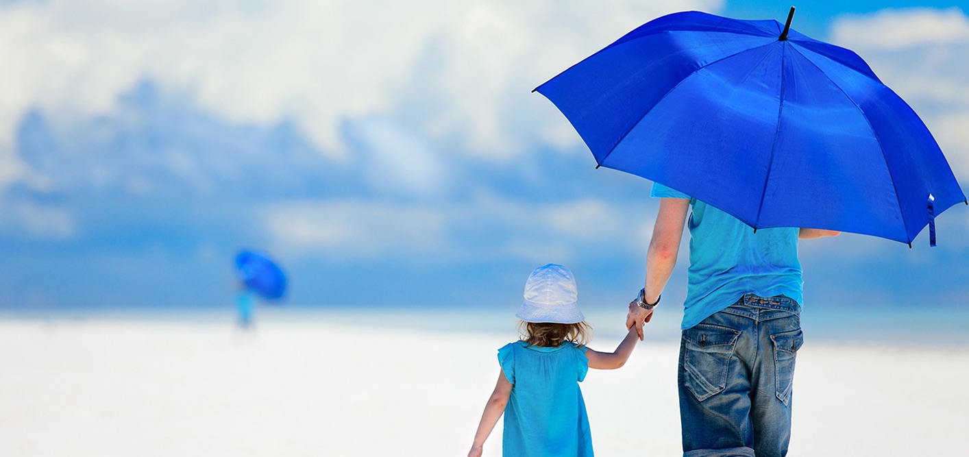 Umbrella insurance protection illustration